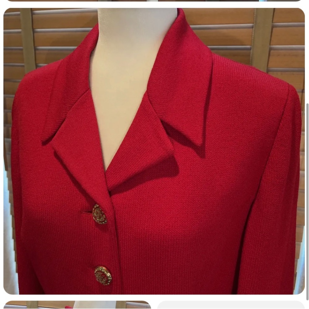 Tomato red Santana St. John’s Blazer